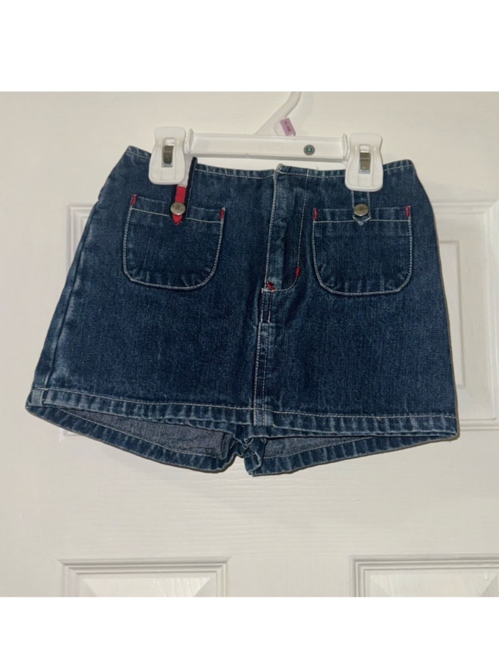 Vintage Tommy Hilfiger Girls Denim Shorts Size 5 High Rise